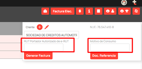 documento factura toteat