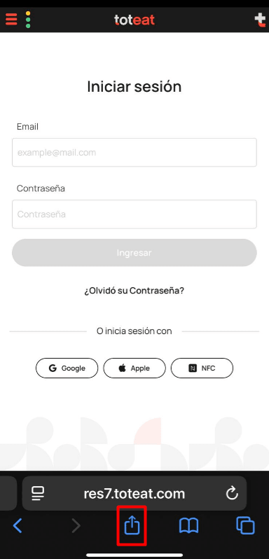login toteat