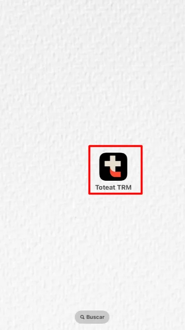 icono toteat en menu de celular