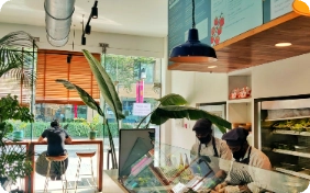 un local con buenas prácticas de recursos humanos en restaurantes