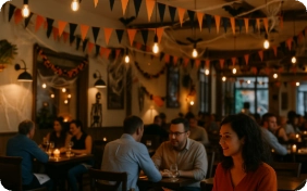 restaurante tematico de halloween