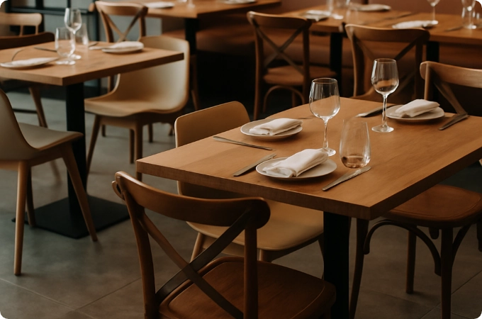 Cómo elegir el mejor mobiliario para restaurantes