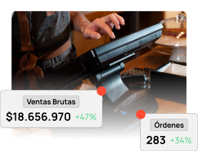 Persona usando punto de venta