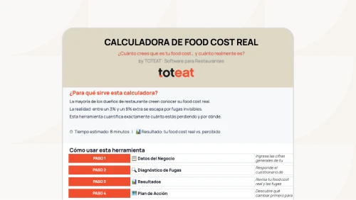 banner con portada de calculadora de food cost