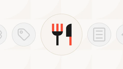 icono de cubiertos