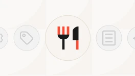 icono de cubiertos